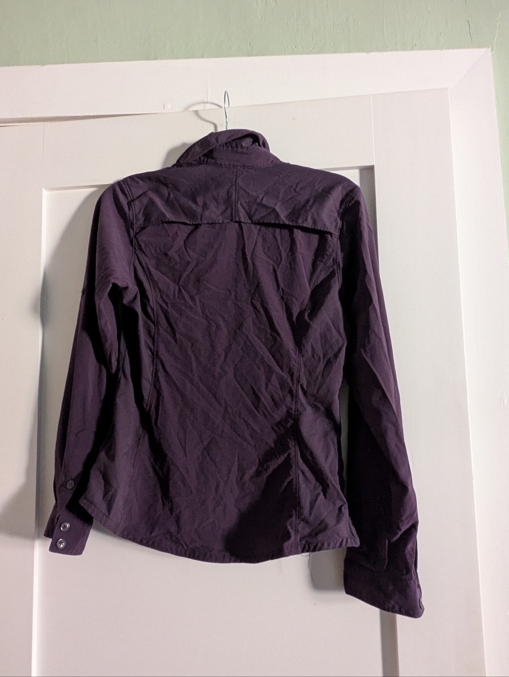 Columbia Women's Hiking Field Button Down Shirt XS Purple